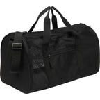 Mesh Duffel Bag in Recycled Polyester - Black - Right Angle