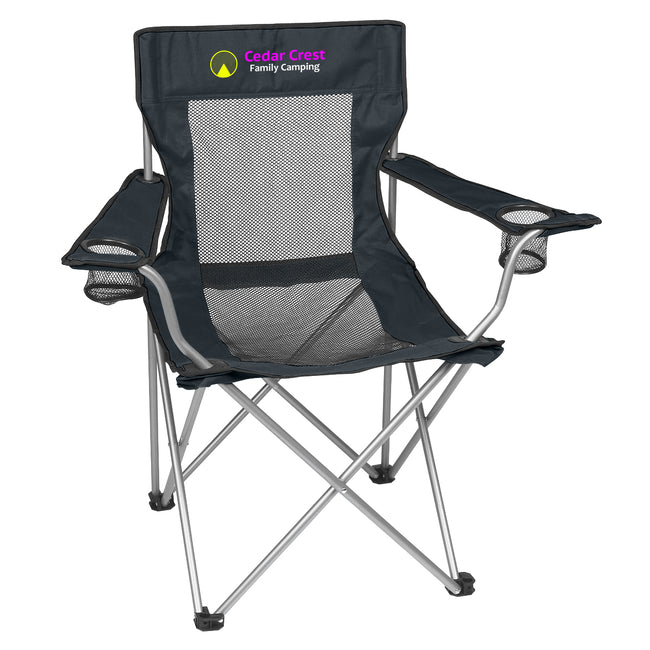 Mesh Folding Chair and Carrying Bag