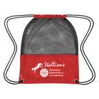 Mesh Sports Pack in Recycled PET - Red - Silk Screen