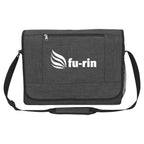 Messenger Bag, High Line Embroidery - Gray - Silk Screen