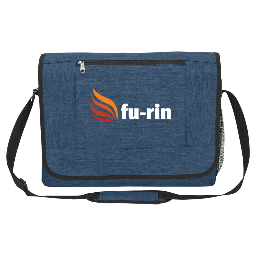Messenger Bag, High Line - Slate Blue - Colorbrite