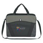 Messenger Brief, Casual Friday - Black - Embroidery