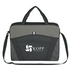 Messenger Brief, Casual Friday - Black - Silk Screen