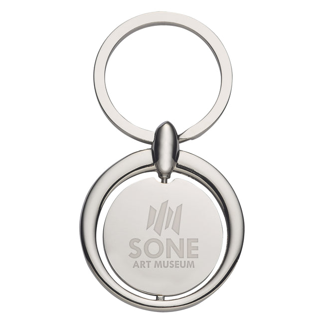 Metal Key Tag, Circular