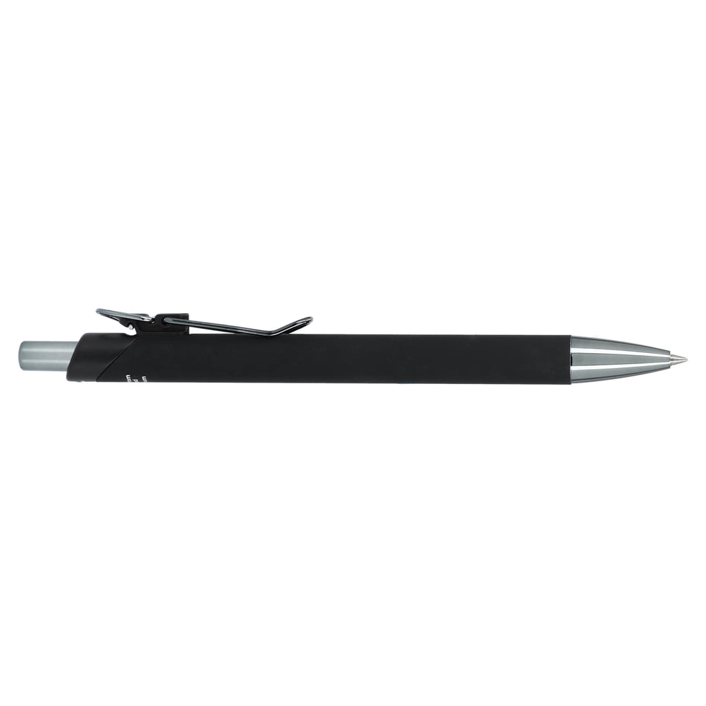 Metallic Gel Pen in Recycled Aluminum Laser Engraving - Black - Right Side 2