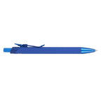Metallic Gel Pen in Recycled Aluminum Laser Engraving - Blue - Right Side 2