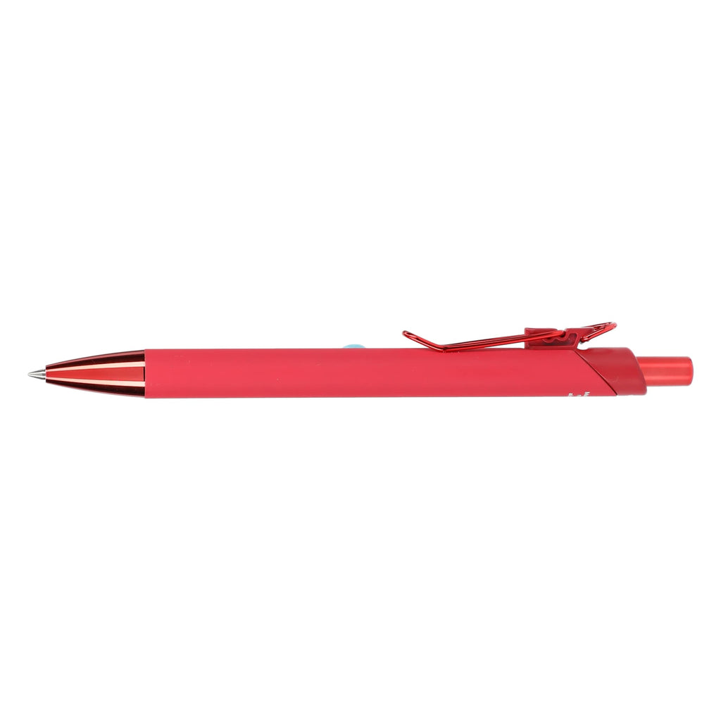 Metallic Gel Pen in Recycled Aluminum Laser Engraving - Red - Left Side 2