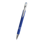 Mia Incline Pen and Highlighter Laser Engraving - Blue - Front
