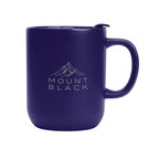 Michigan Ceramic Mug, 14 oz Laser Engraving - Cobalt Blue - Laser Engraving