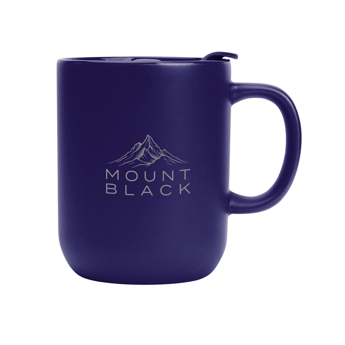 Michigan Ceramic Mug, 14 oz Laser Engraving - Cobalt Blue - Laser Engraving