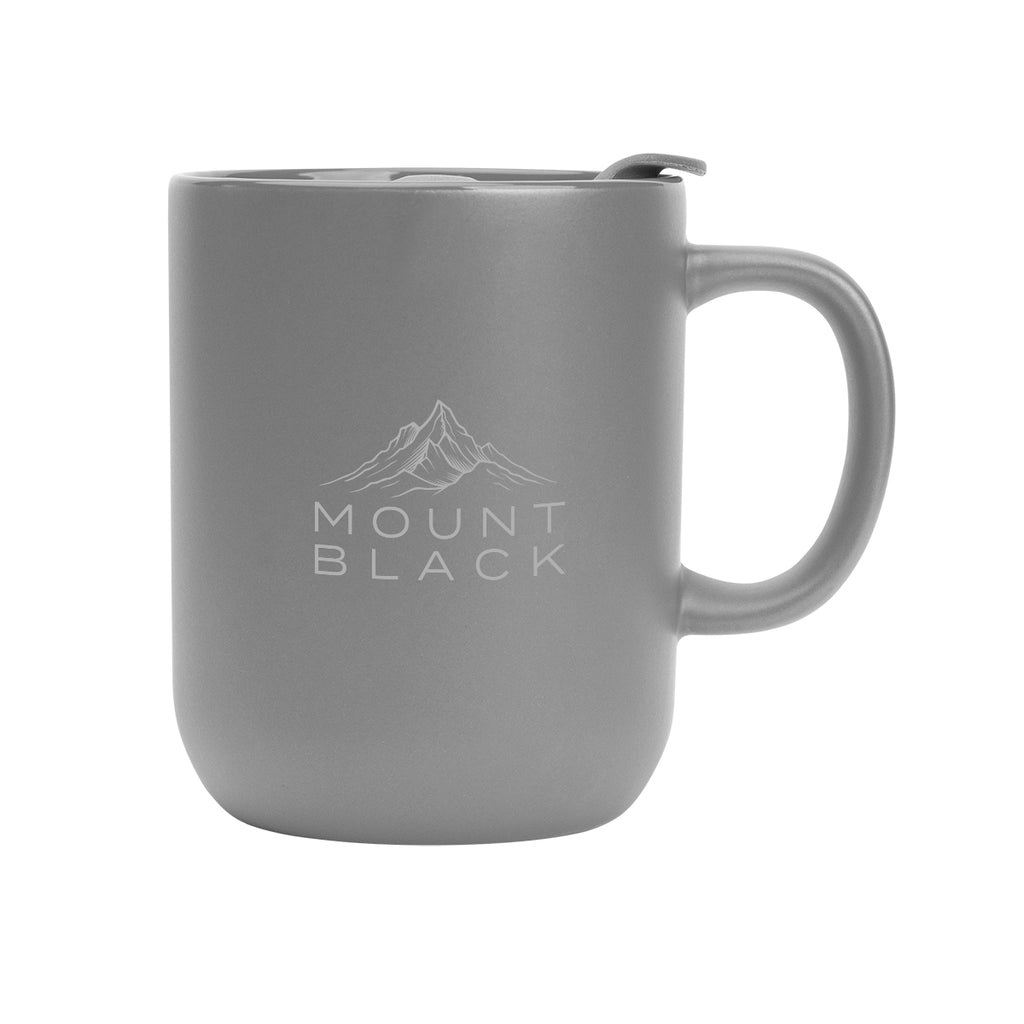 Michigan Ceramic Mug, 14 oz Laser Engraving - Gray - Laser Engraving