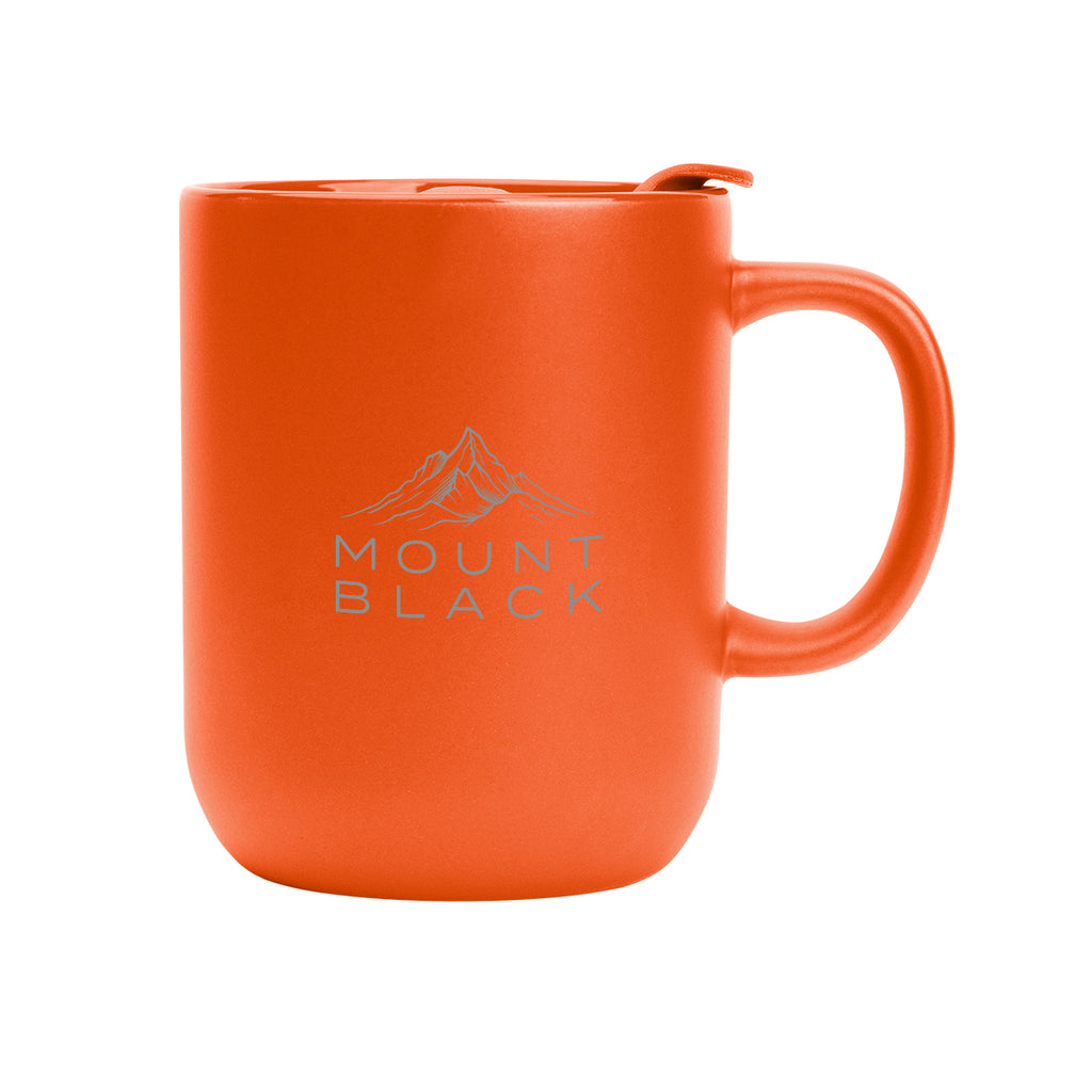 Michigan Ceramic Mug, 14 oz Laser Engraving - Orange - Laser Engraving
