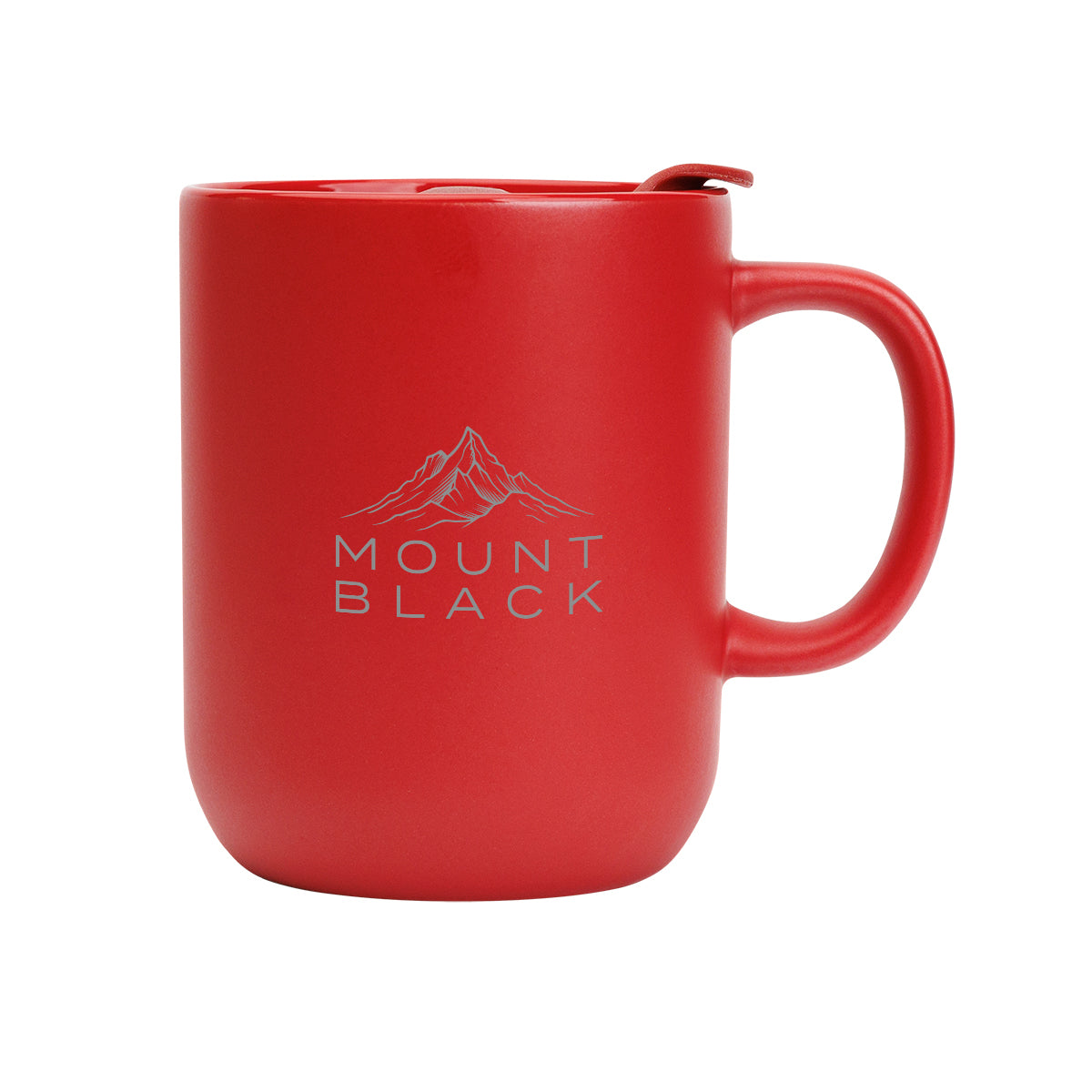 Michigan Ceramic Mug, 14 oz Laser Engraving - Red - Laser Engraving