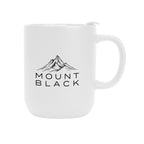 Michigan Ceramic Mug, 14 oz Laser Engraving - White - Silk Screen