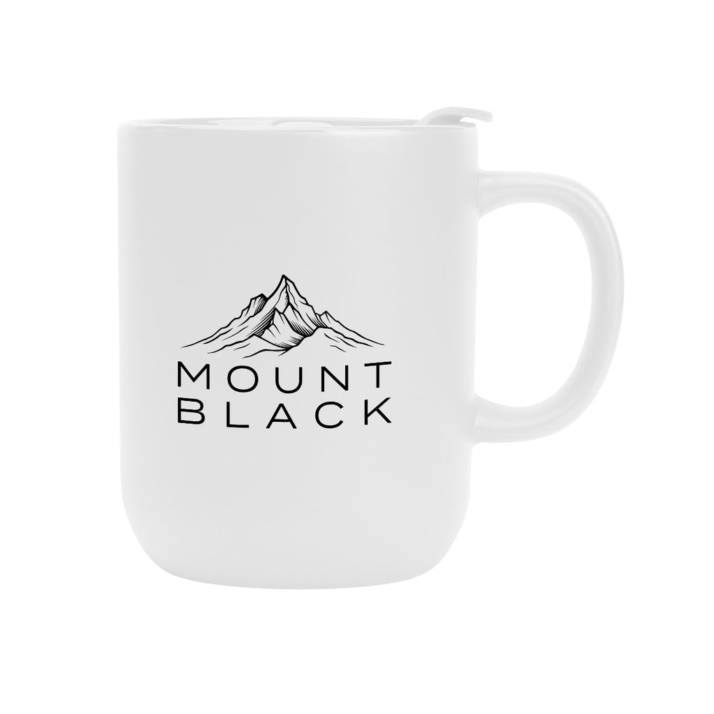 Michigan Ceramic Mug, 14 oz Laser Engraving - White - Silk Screen