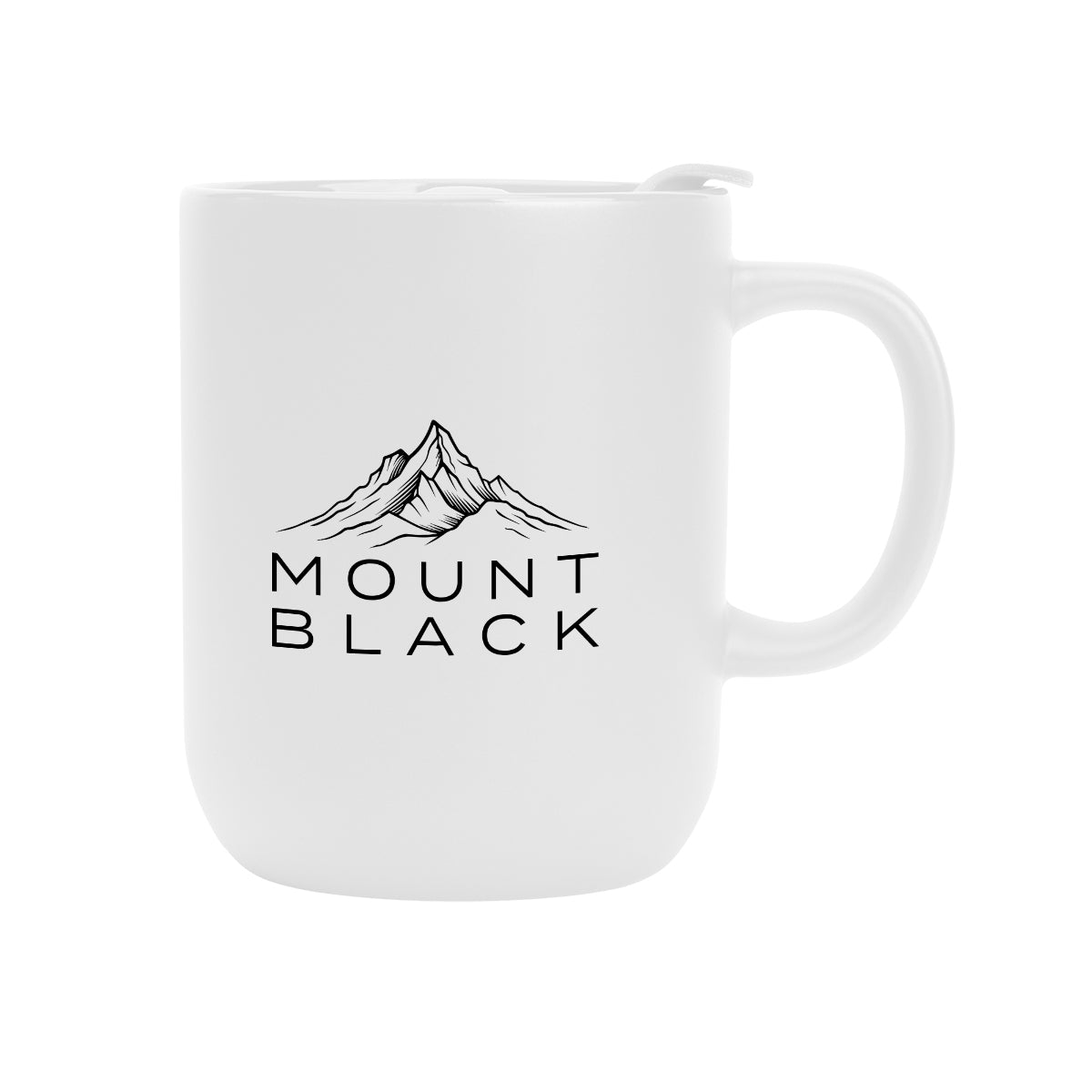 Michigan Ceramic Mug, 14 oz Laser Engraving - White - Silk Screen