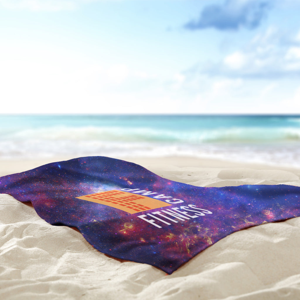Microfiber Beach Towel, Printed Both Sides - Dual-Sided Microfiber Beach Towel