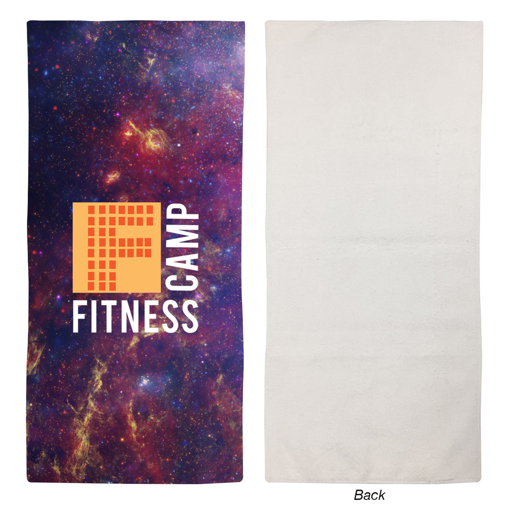 Microfiber Beach Towel, Printed Both Sides - Dual-Sided Microfiber Beach Towel