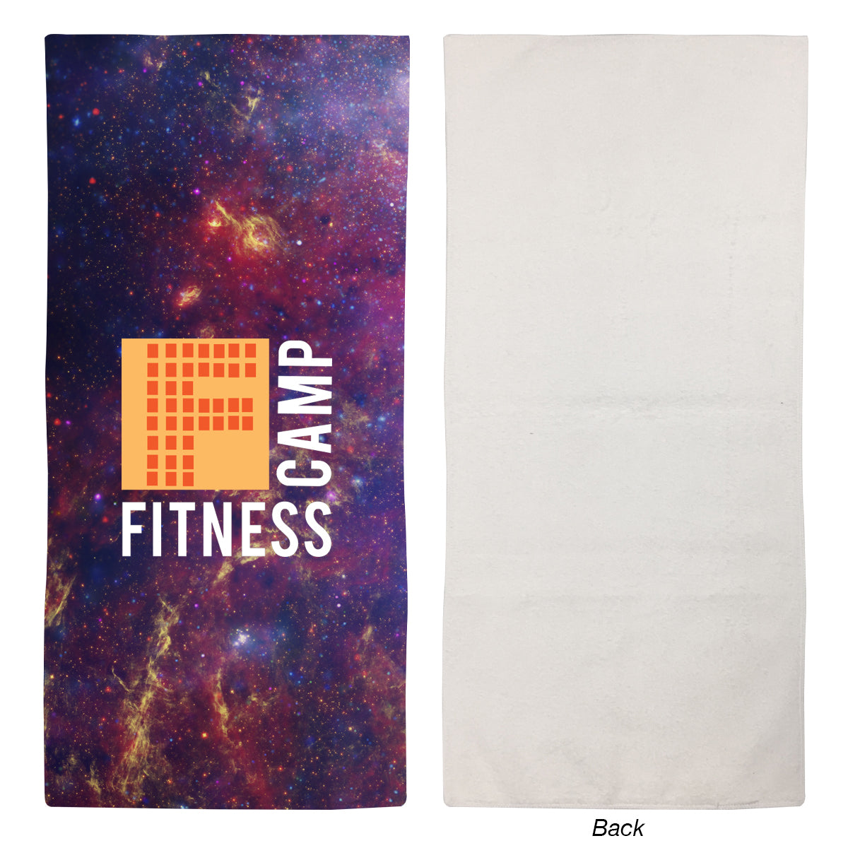 Microfiber Beach Towel, Printed Both Sides - Dual-Sided Microfiber Beach Towel