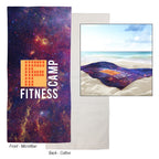 Microfiber Beach Towel, Printed Both Sides - Dual-Sided Microfiber Beach Towel