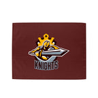Microfiber Rally Towel, 15 x 18 Inches - Burgundy - Silk Screen