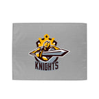 Microfiber Rally Towel, 15 x 18 Inches - Gray - Silk Screen