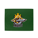 Microfiber Rally Towel, 15 x 18 Inches - Hunter Green - Silk Screen
