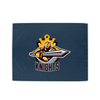 Microfiber Rally Towel, 15 x 18 Inches - Navy - Silk Screen