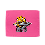 Microfiber Rally Towel, 15 x 18 Inches - Pink - Silk Screen
