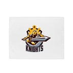 Microfiber Rally Towel, 15 x 18 Inches - White - Silk Screen