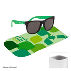 Microfiber Sunglass Pouch in Recycled PET