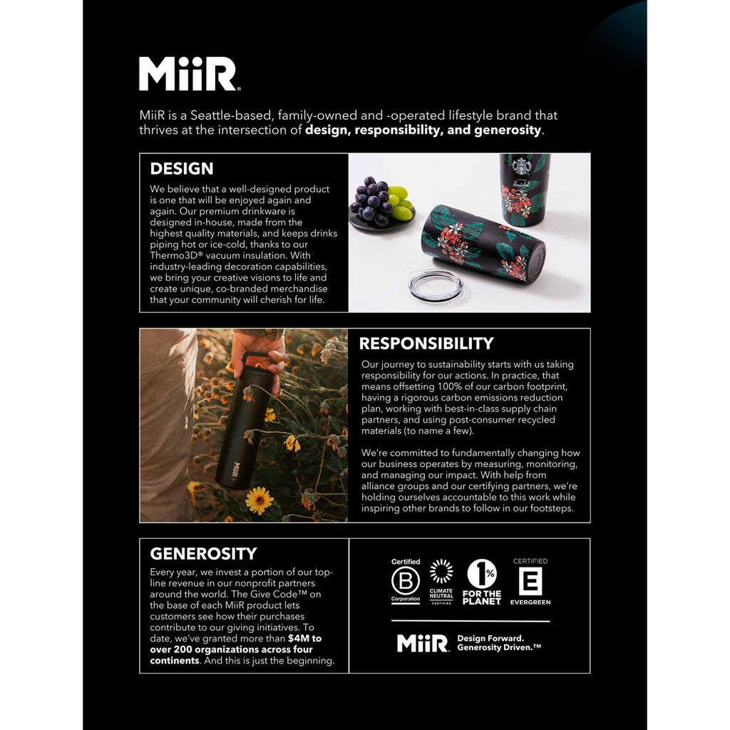 MiiR Gift Box with Two Insulated Camp Cups - Black Powder - View 8