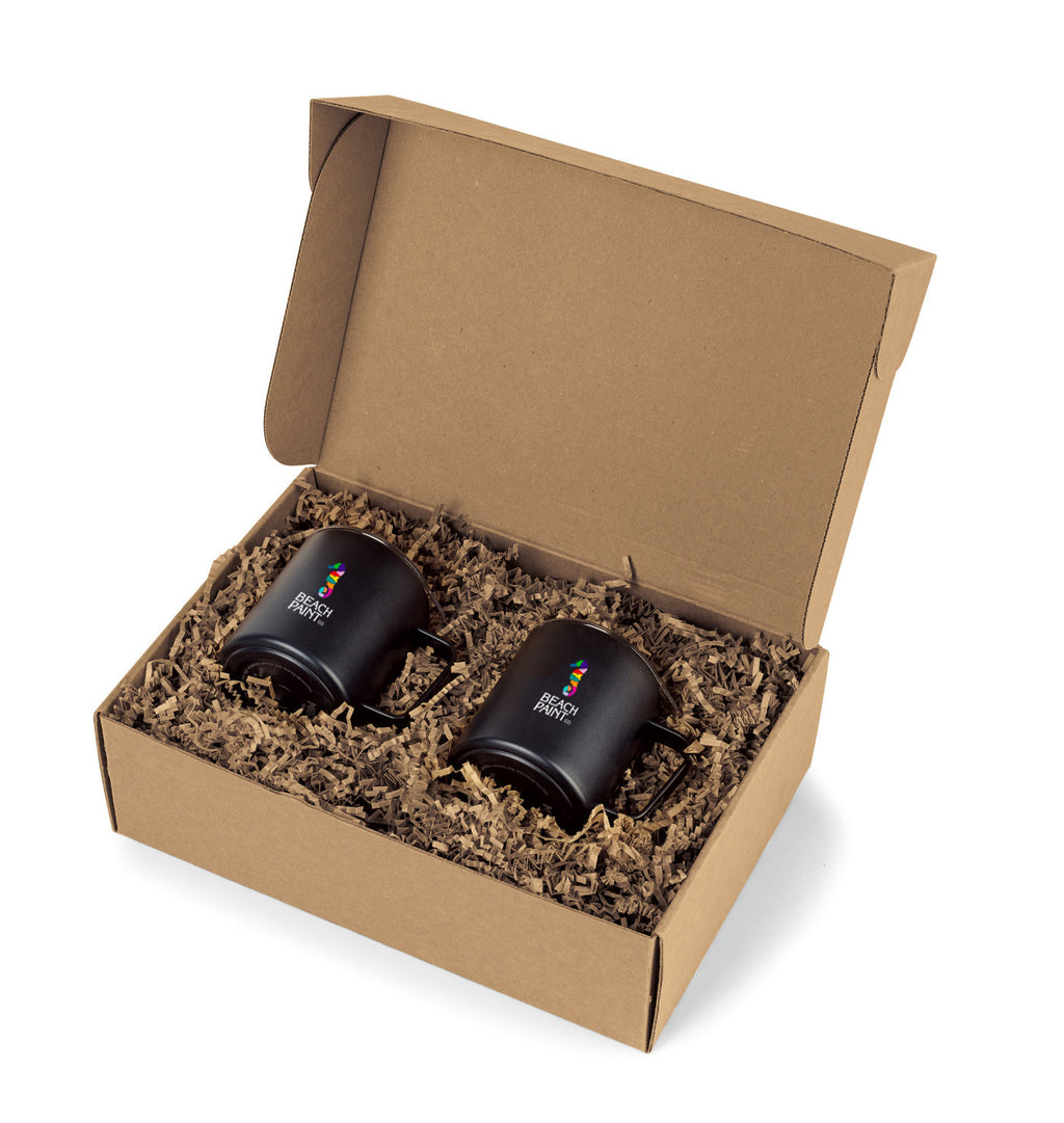 MiiR Gift Box with Two Insulated Camp Cups Full Color - Black Powder - View 2