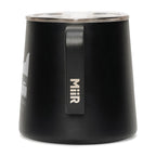 MiiR Grounded Camp Cup with Slide Lid, 12 oz Laser Engraving - Black Powder - View 3