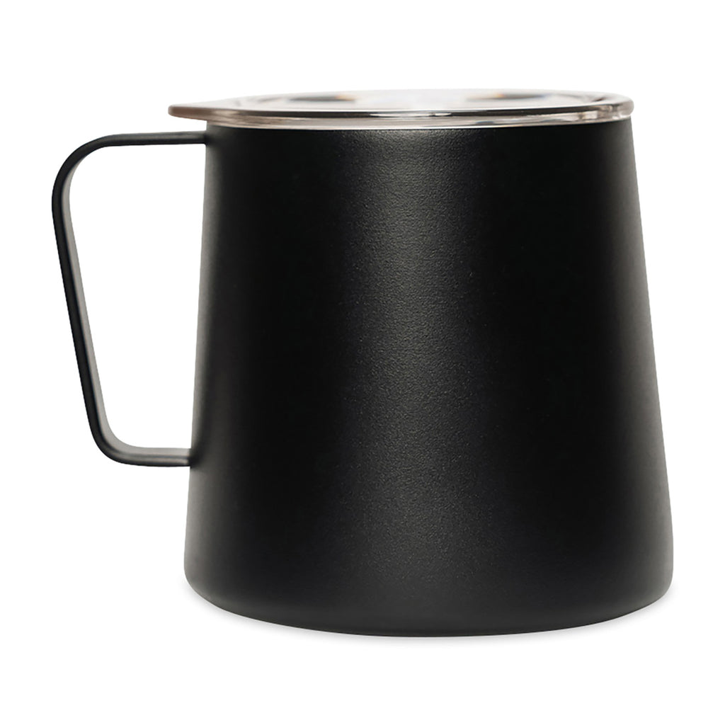 MiiR Grounded Camp Cup with Slide Lid, 12 oz Laser Engraving - Black Powder - View 5