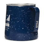 MiiR Grounded Camp Cup with Slide Lid, 12 oz Laser Engraving - Blue Speckle Gloss - View 3