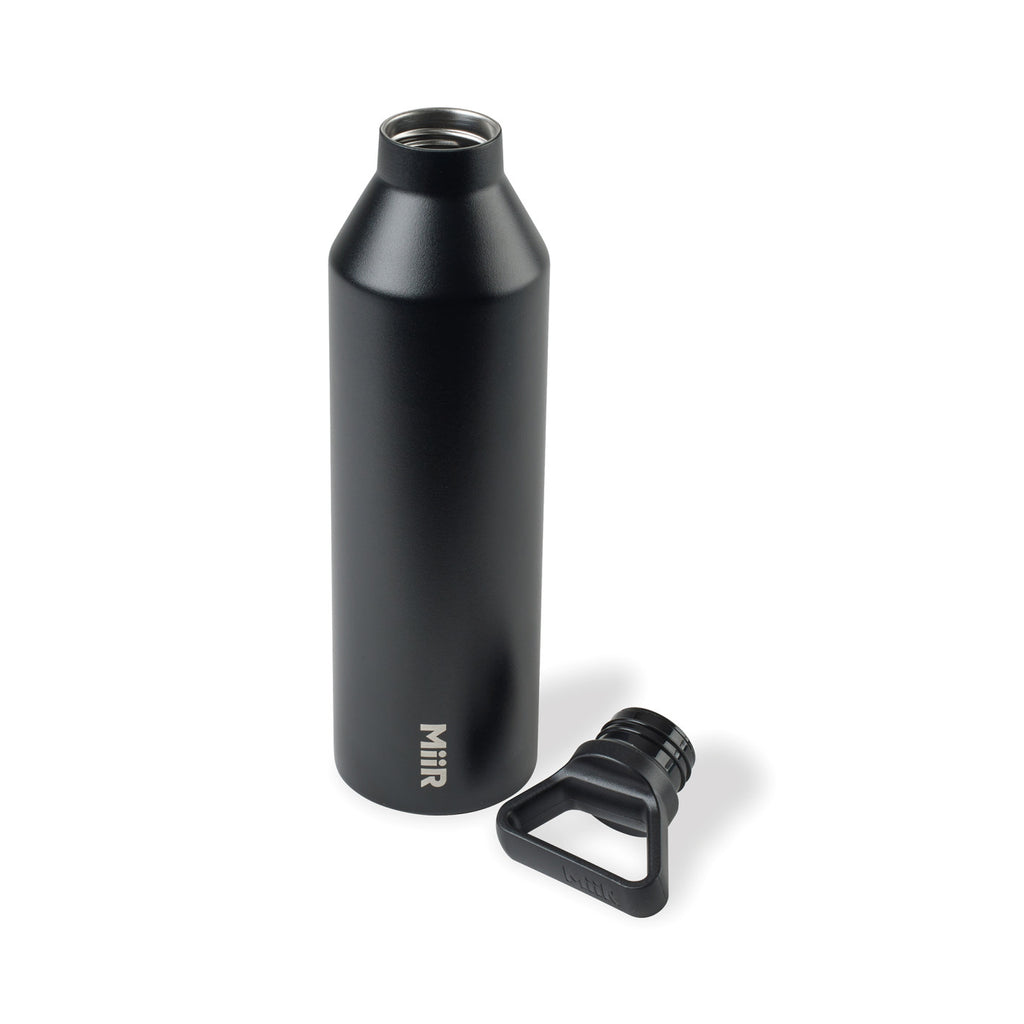 MiiR Insulated Bottle with Carry Handle, 23 oz Full Color - Black Powder - View 4