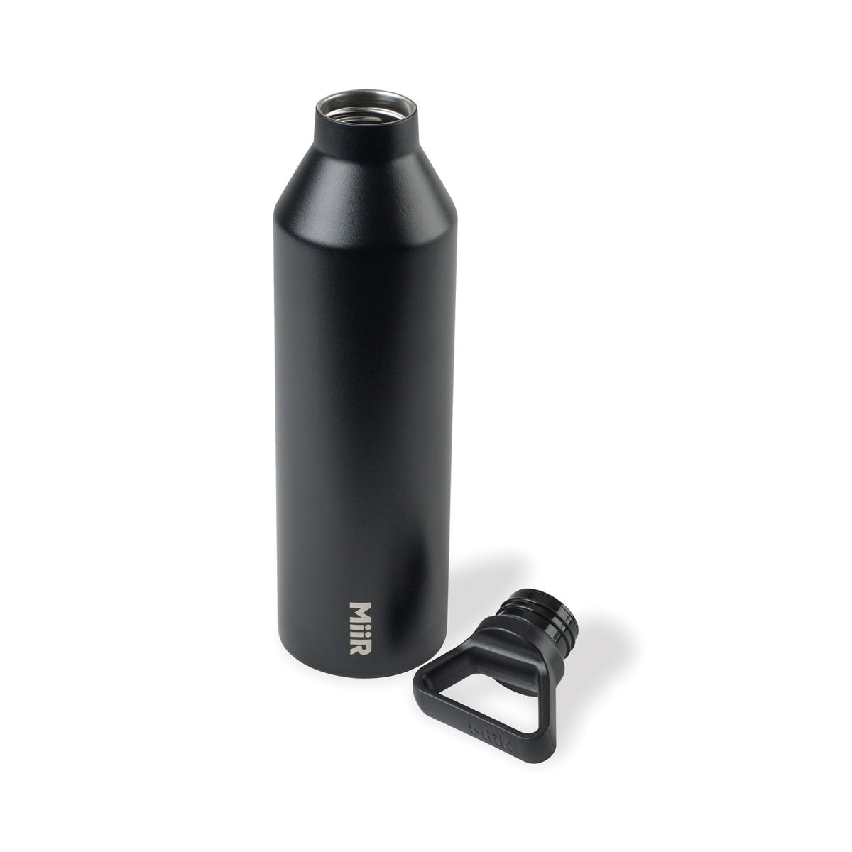 MiiR Insulated Bottle with Carry Handle, 23 oz Full Color - Black Powder - View 4