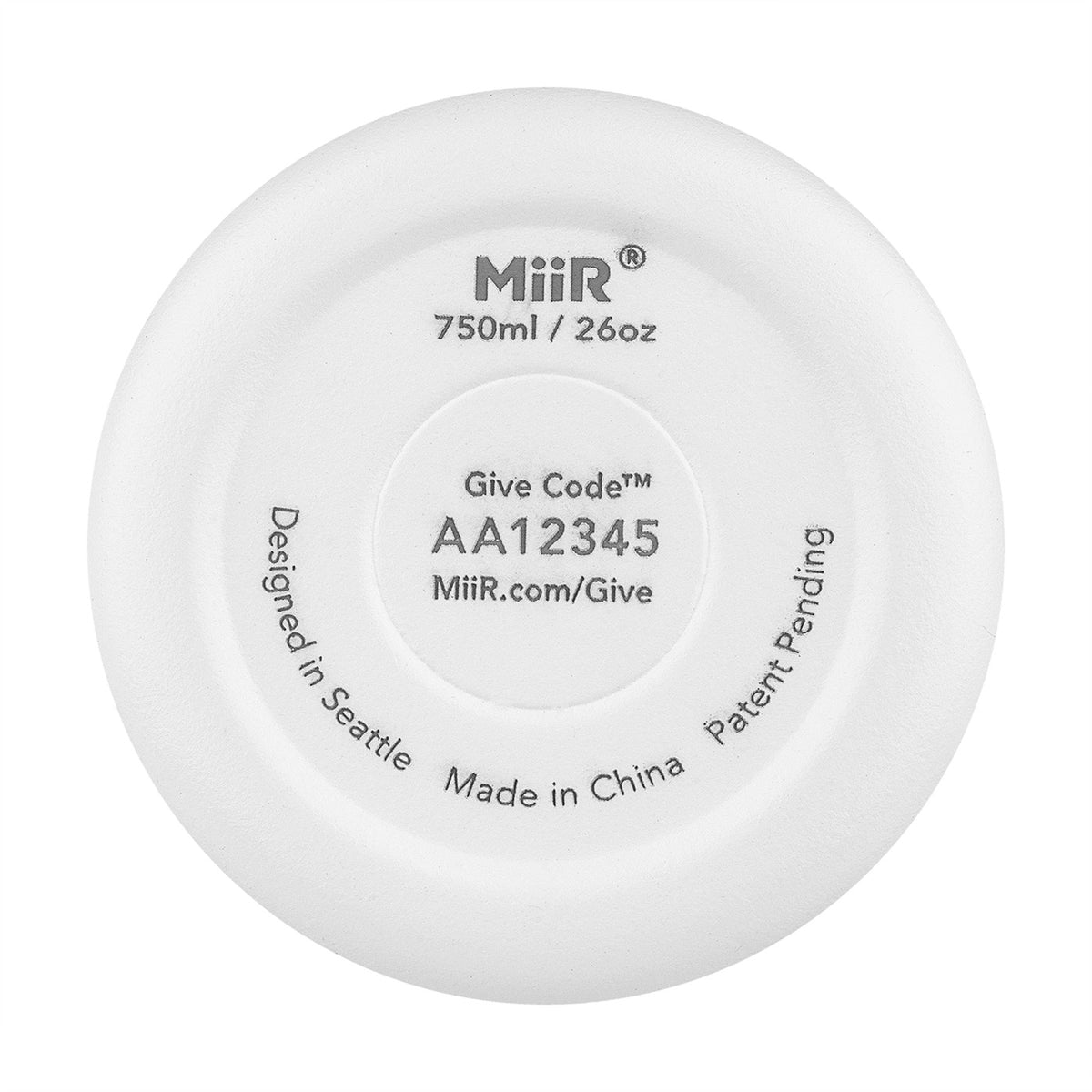 MiiR Insulated Wine Bottle, 25 oz - White Powder - View 5