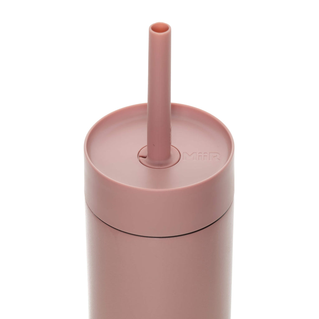 MiiR Sipper Insulated Straw Bottle, 16 oz Full Color - Rosewood - View 3