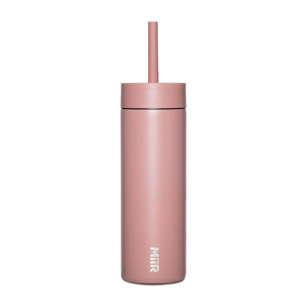 MiiR Sipper Insulated Straw Bottle, 16 oz Full Color - Rosewood - View 4