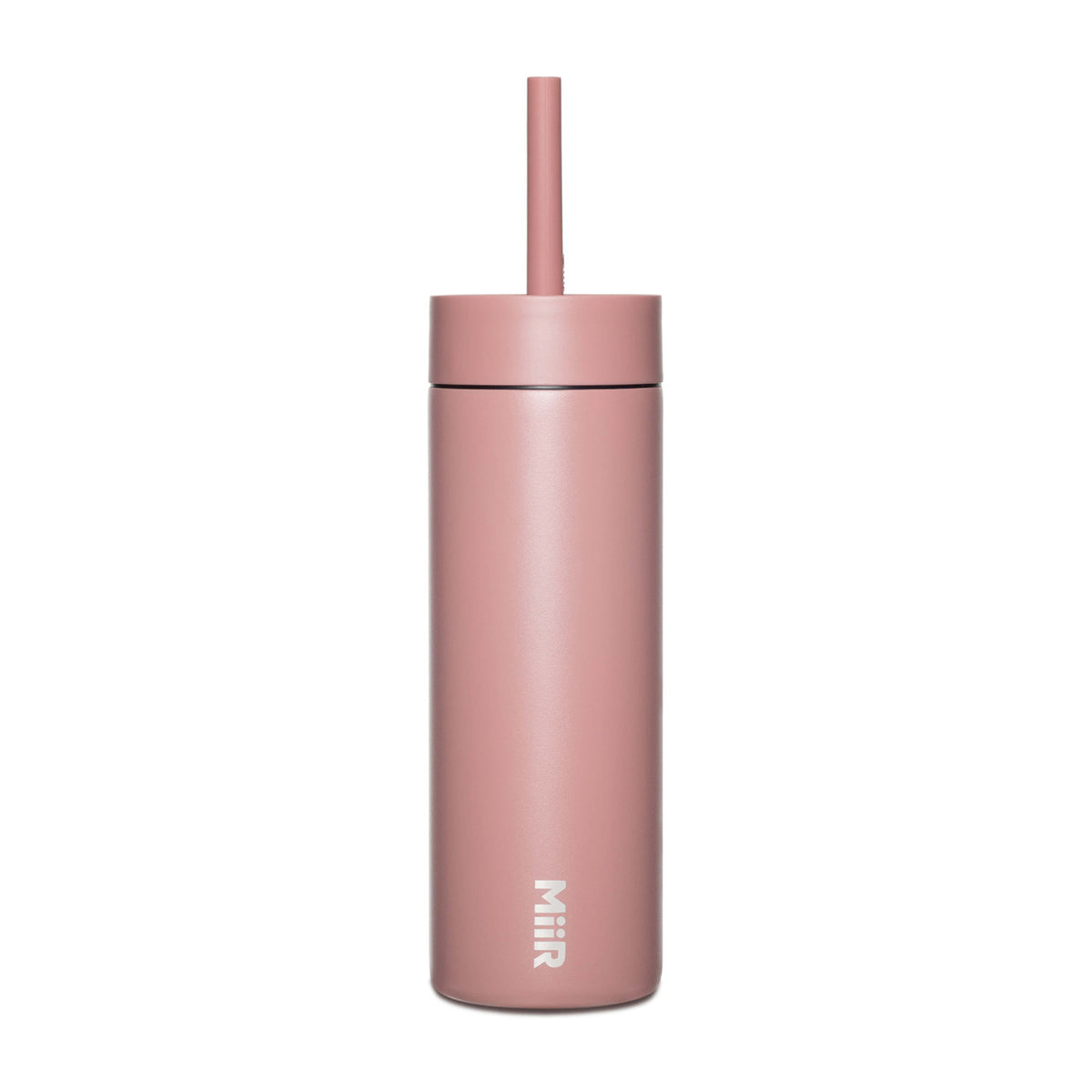 MiiR Sipper Insulated Straw Bottle, 16 oz Full Color - Rosewood - View 4