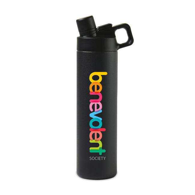 MiiR Wide Mouth Bottle with Hatchback Chug Lid, 20 oz Full Color