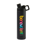 MiiR Wide Mouth Bottle with Hatchback Chug Lid, 20 oz Laser Engraving - Black Powder - View 2