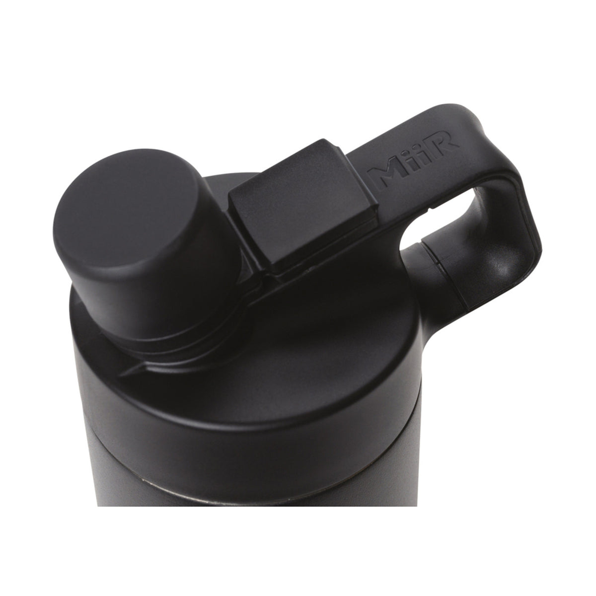 MiiR Wide Mouth Bottle with Hatchback Chug Lid, 20 oz Laser Engraving - Black Powder - View 3
