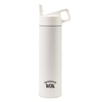 MiiR Wide Mouth Bottle with Leakproof Straw Lid, 20 oz Full Color - White Powder - View 1