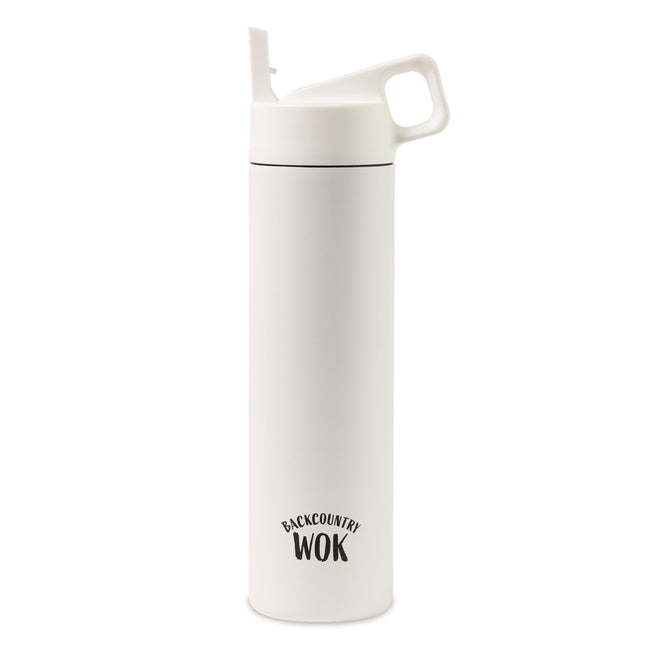 MiiR Wide Mouth Bottle with Leakproof Straw Lid, 20 oz Full Color