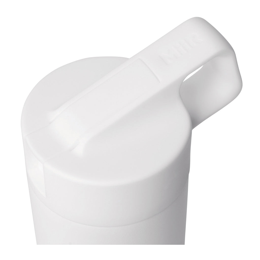 MiiR Wide Mouth Bottle with Leakproof Straw Lid, 20 oz Full Color - White Powder - View 2
