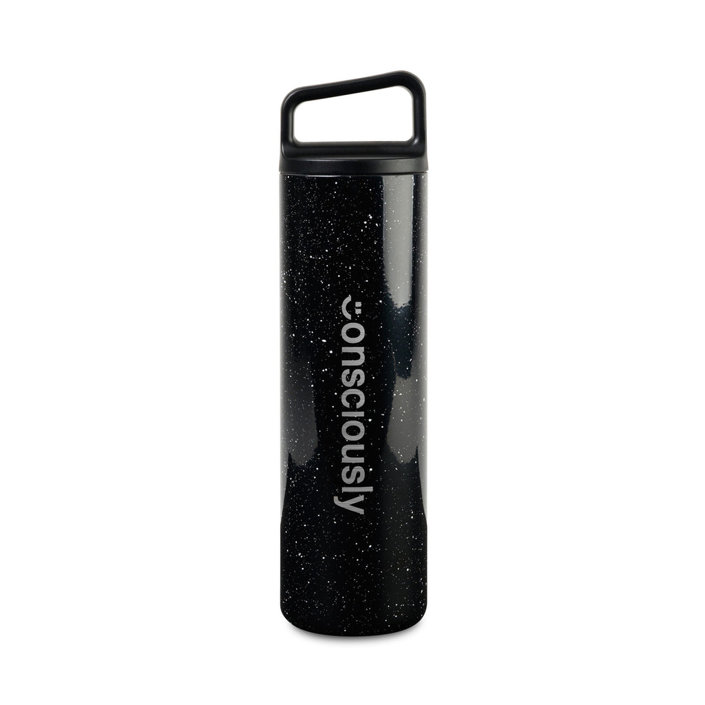MiiR Wide Mouth Insulated Water Bottle, 20 oz - Black Speckle - View 1