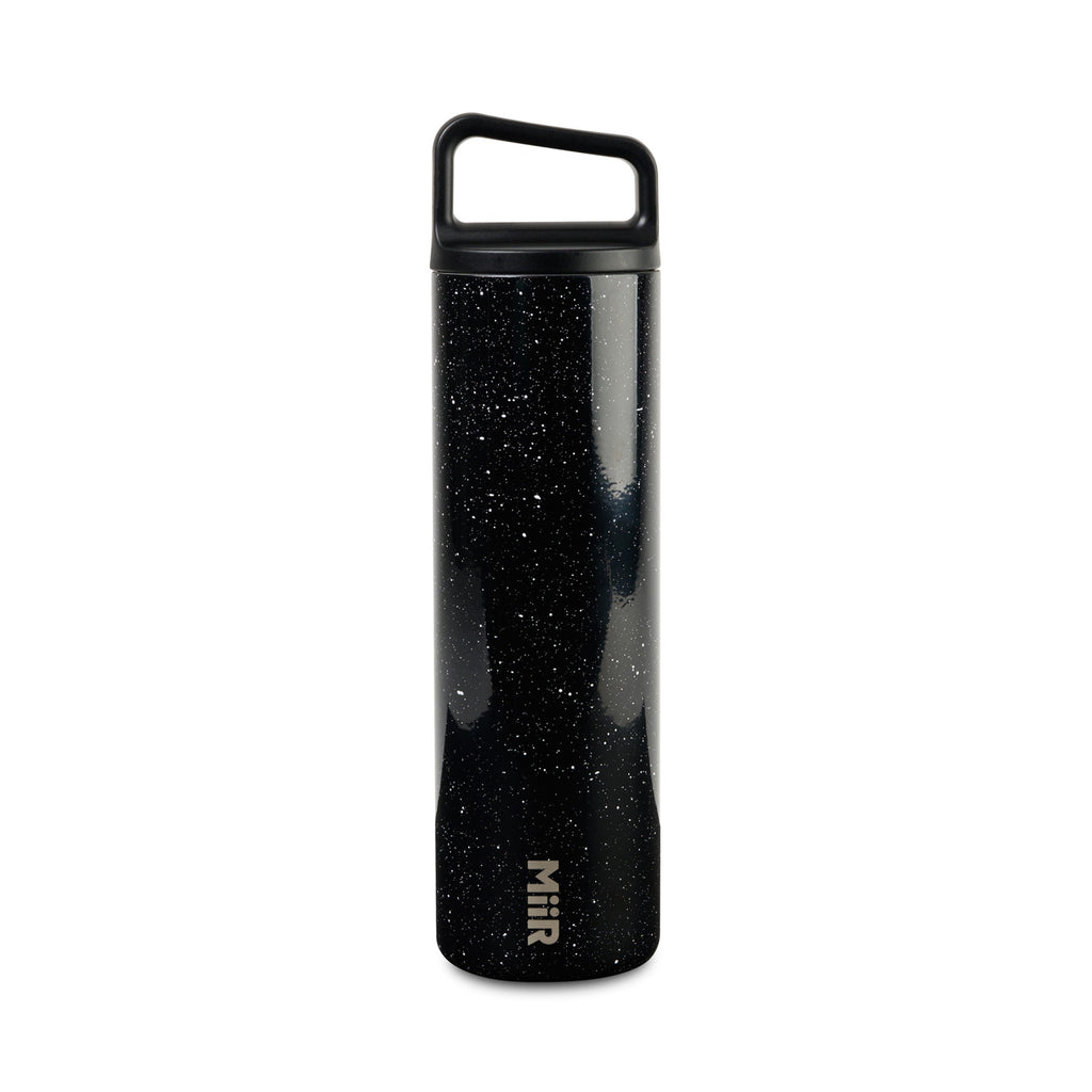 MiiR Wide Mouth Insulated Water Bottle, 20 oz - Black Speckle - View 3